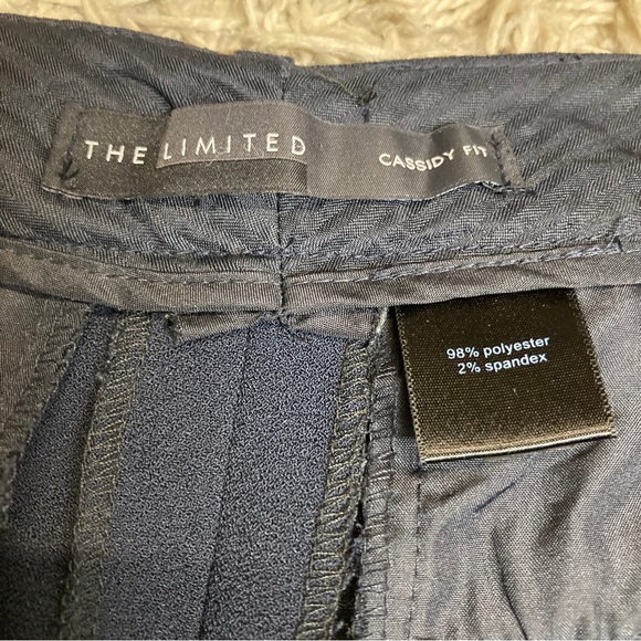 The Limited Navy Blue Sailor Front Cassidy Fit Crop Pants No Tag Medium - Picture 3 of 8